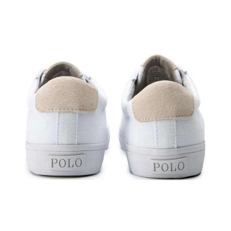 Polo Ralph Lauren Low Top Casual Shoes Men's White-3
