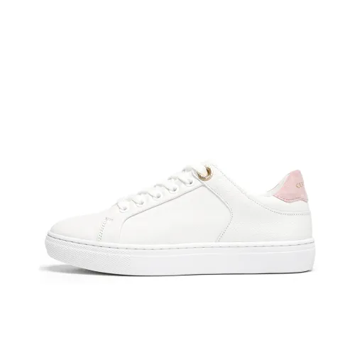 CERRUTI 1881 Skateboard Shoes Women's Low-Top Light Pink/White