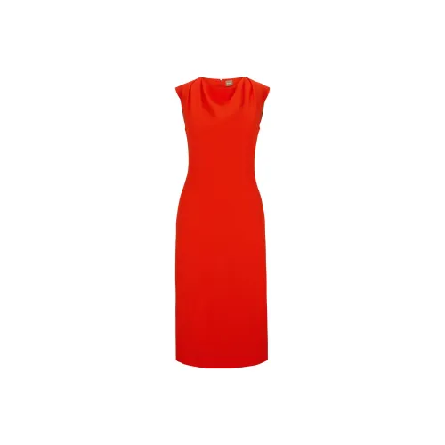 HUGO BOSS Sleeveless Dresses Women's Orange