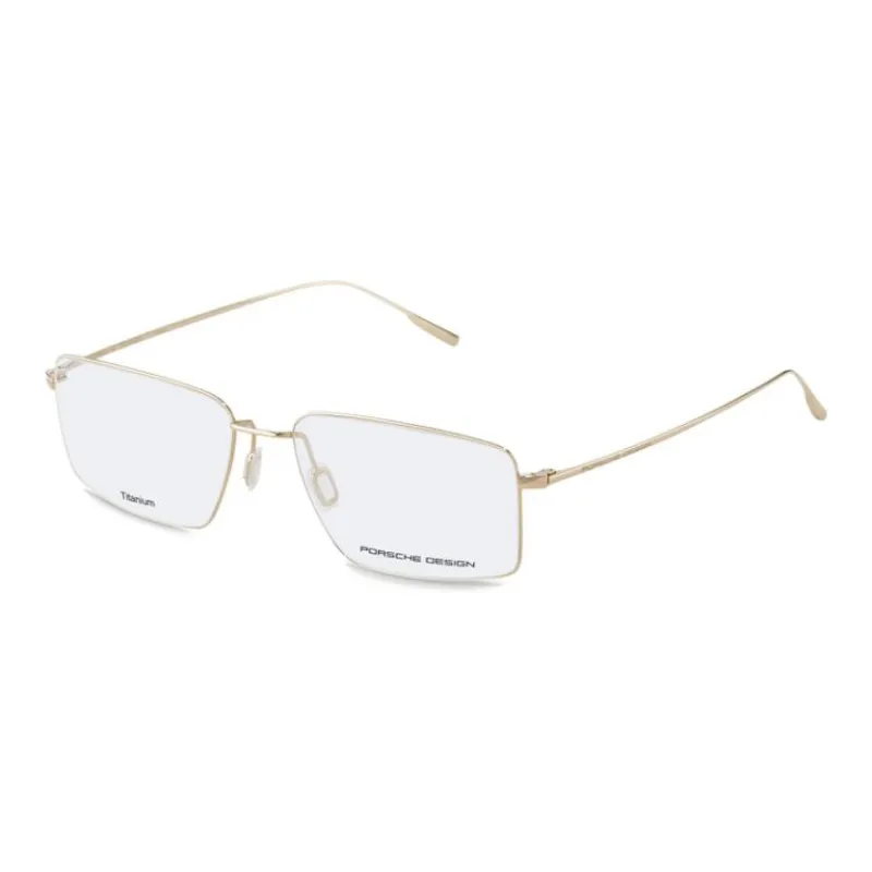 PORSCHE DESIGN Pure Titanium Square Eyeglass Frames Unisex-0