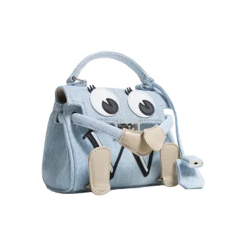 READYMADE Appliqué-detail Denim Shoulder Bag