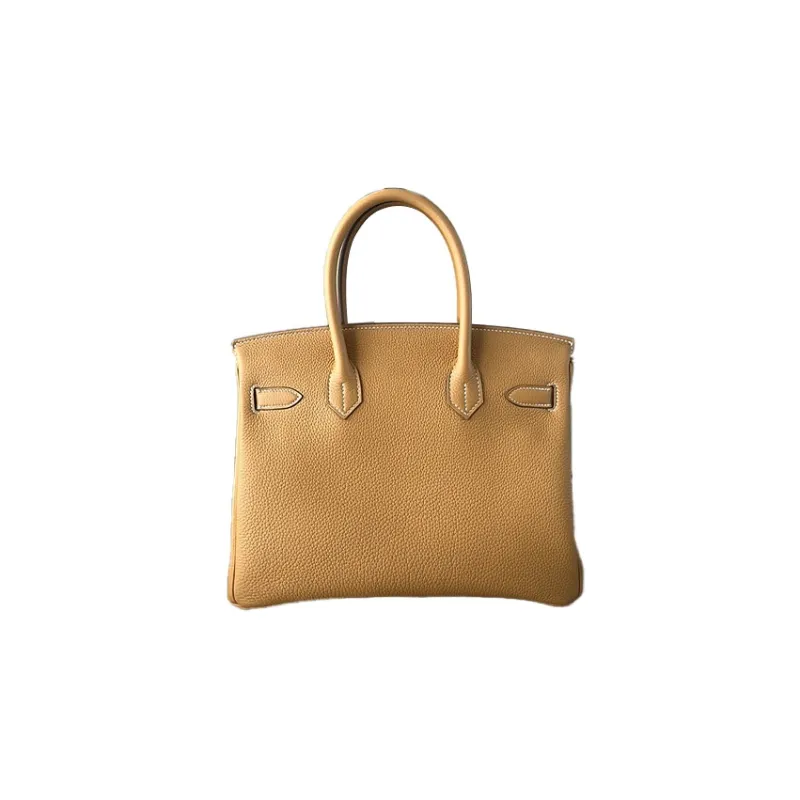 HERMES Birkin Togo Calfskin Birkin Bag Handbags Regular Women's 21 Naturel-Sable Light Tea Brown-2