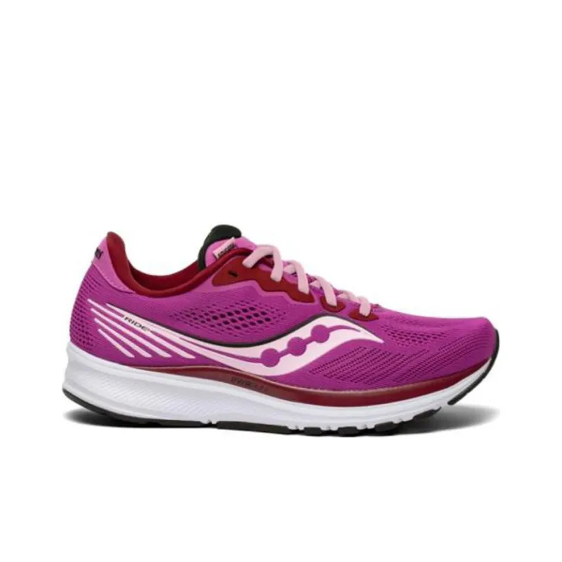 saucony Ride 14 Big Kid 'Pink'-1