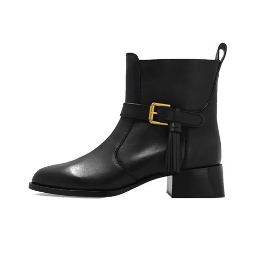 See By Chloé Tassel-detail 40mm Leather Boots