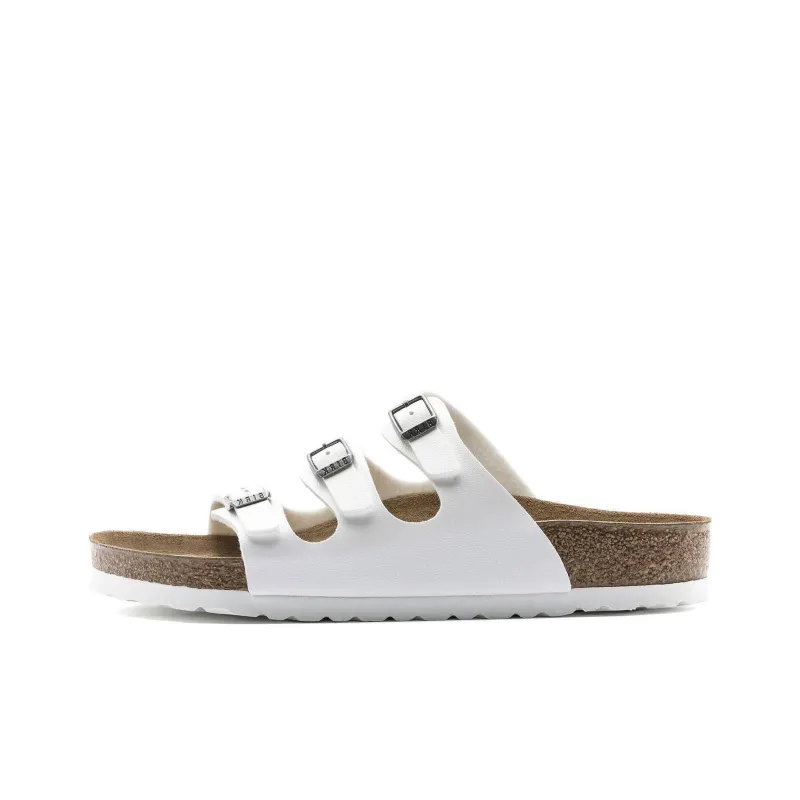 Birkenstock Women's Florida Birko Flor 'White' Women's-0