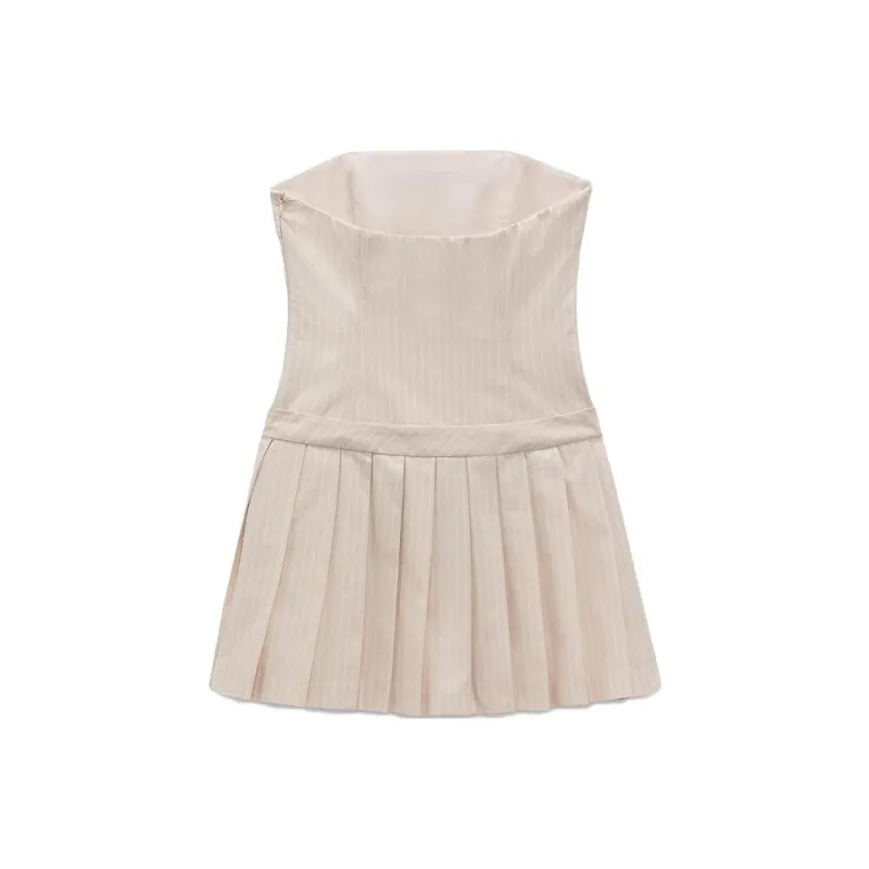 ZARA Sleeveless Dresses Women's Pink-1