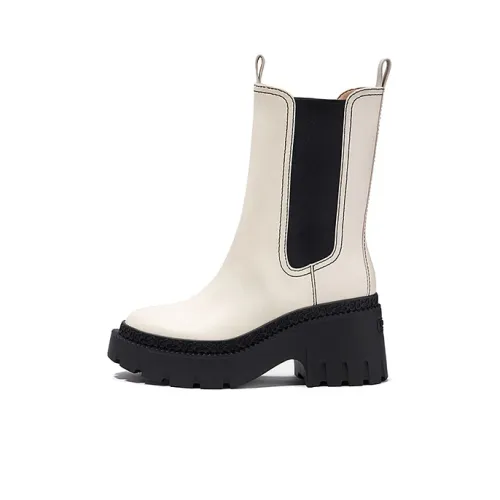 COACH Chelsea Boots Women's White