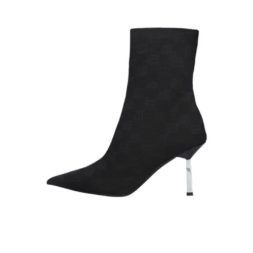 Misbhv Monogram Pointed-toe Boots