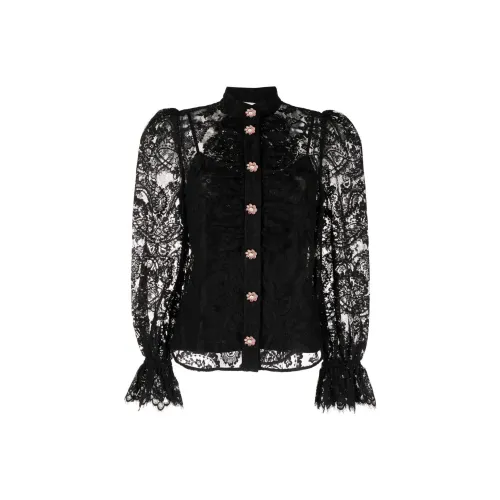 Zimmermann Luminosity Floral-lace Blouse