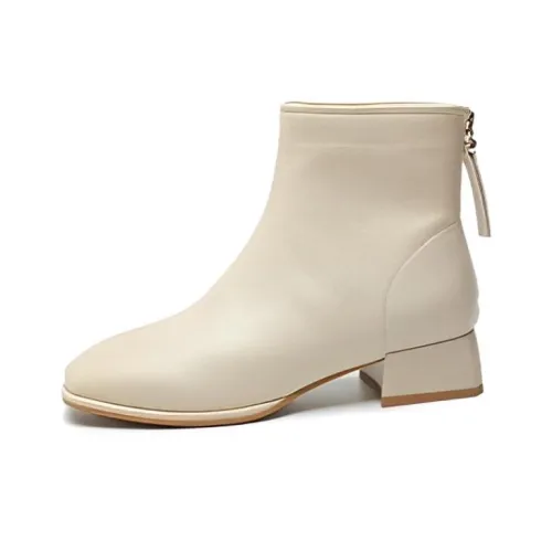 EXULL Q Ankle Boots Women's Off White