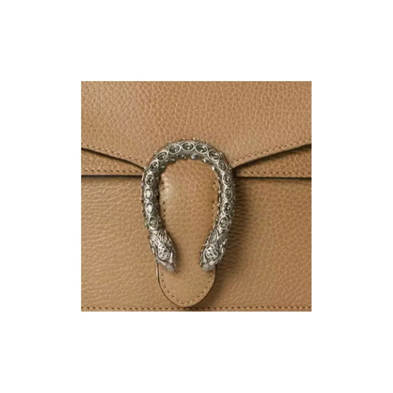 GUCCI Dionysus Leather Bacchus Bag Chain Pack Shoulder Bag Crossbody Bag Mini Women's Brown-7