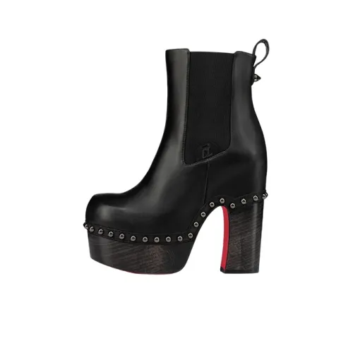 Christian Louboutin 90mm Studded Platform Boots