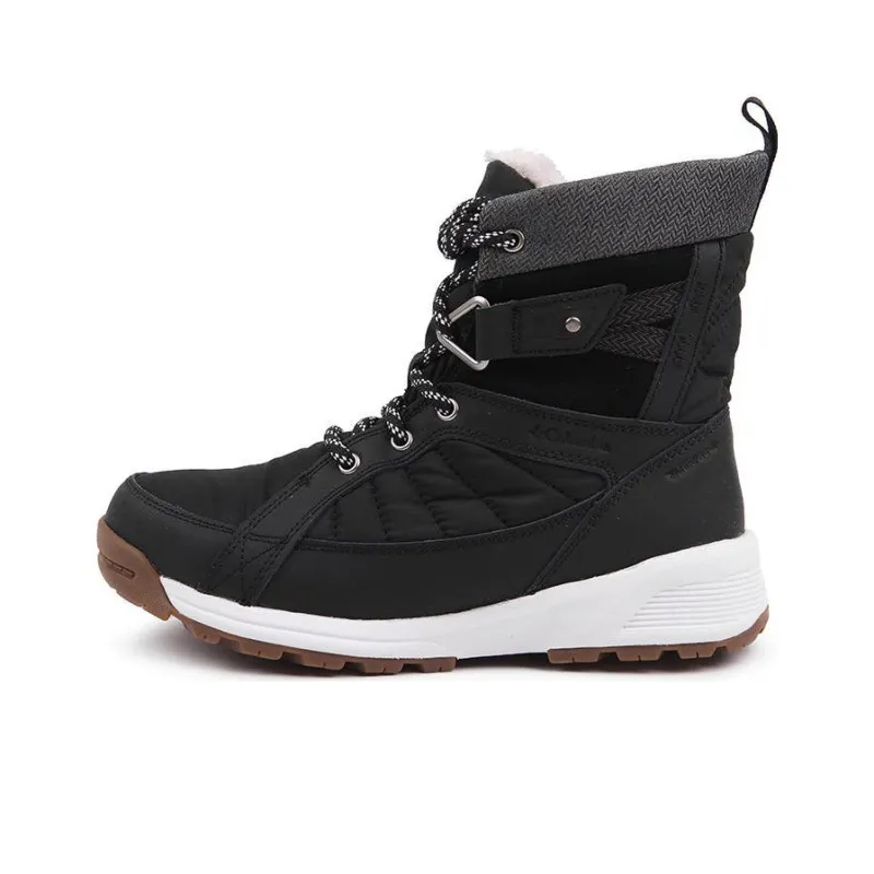 Columbia Thermal Waterproof Abrasion Resistant Crew Snow Boots Women's Black-0