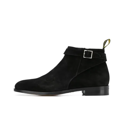 DOUCAL'S Buckled Strap Ankle Boots