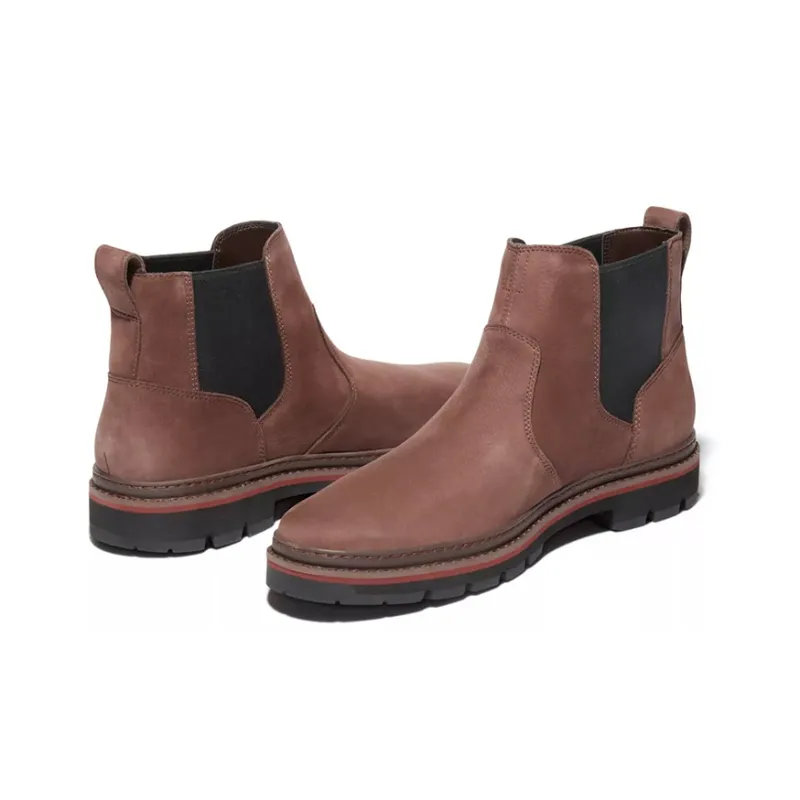 Timberland Port Union Chelsea Boots Men Honey Tea Brown-4