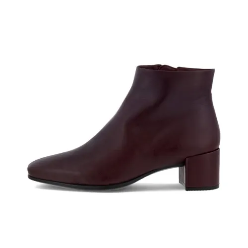 Ecco Ankle Boots Women's Deep Burgundy