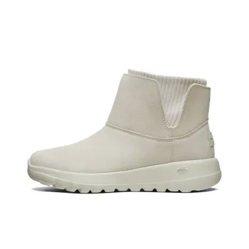Skechers One The Go Socks Stitching Short Boots 'Grey' Women's