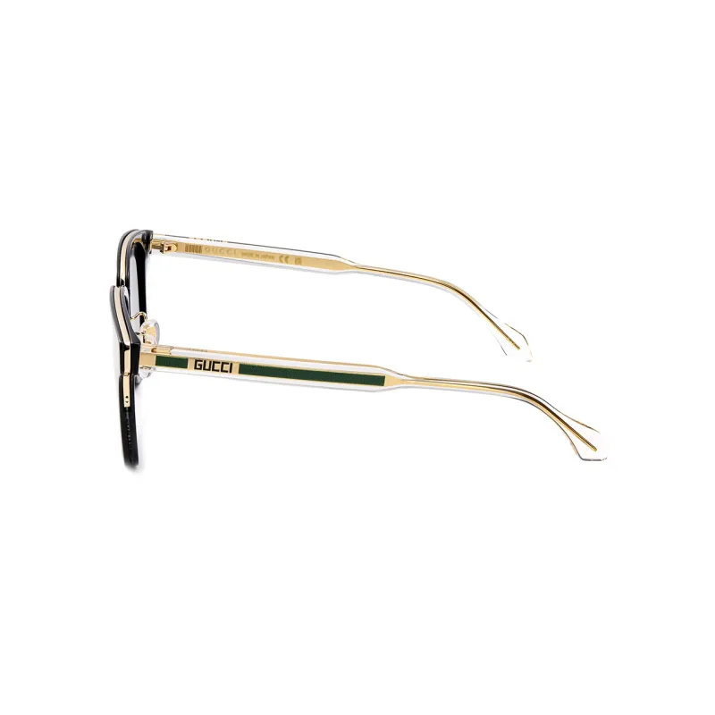 GUCCI Unisex Sunglasses With Gold And Crystal Frame-2