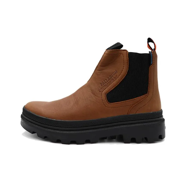 Palladium Short Chelsea Boots Unisex Brown-0