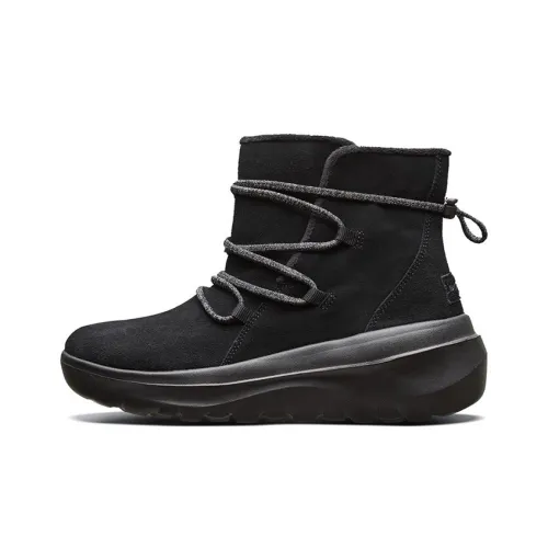 Skechers Skyhigh Ultra Abrasion Resistant Short Snow Boots Women's Black