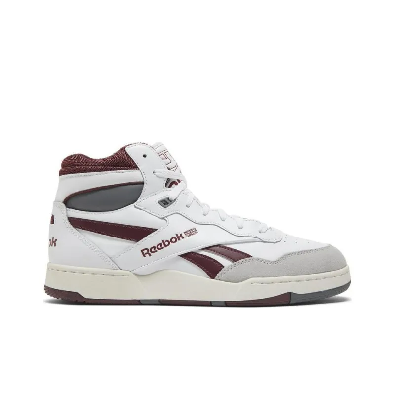Reebok BB4000 2 Mid 'White Classic Maroon'-1
