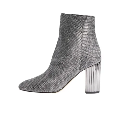 MICHAEL KORS Ankle Boots Women's Silver Gray