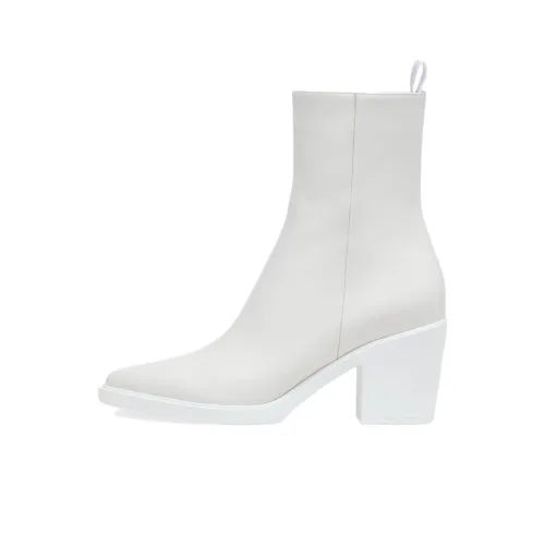 GIANVITO ROSSI Dylan Ankle Boots Women's White