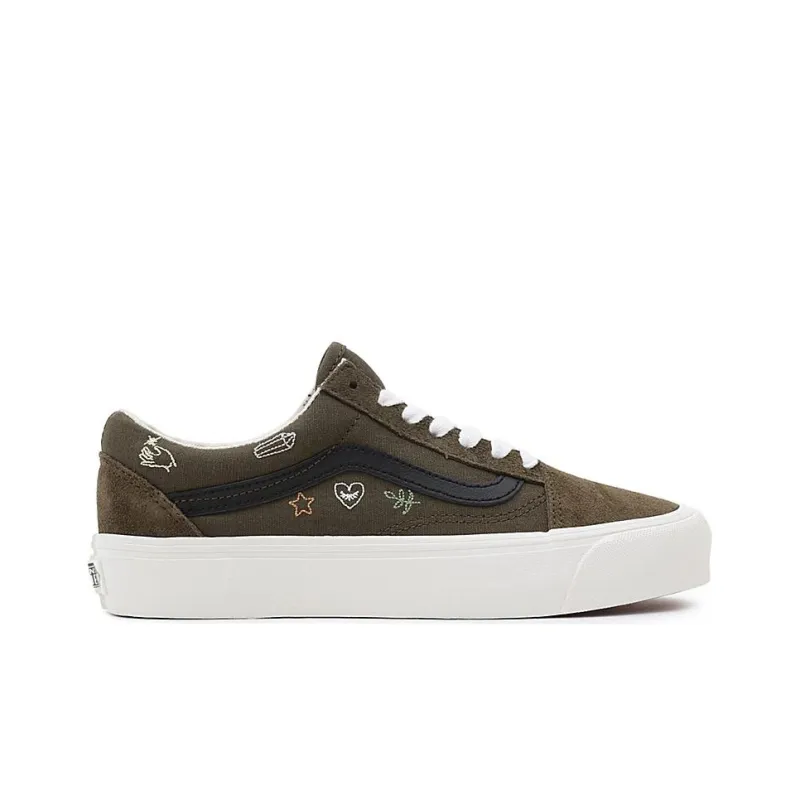 Vans Old Skool VR3 Theory Shoes 'Pesto Burnt Olive'-1