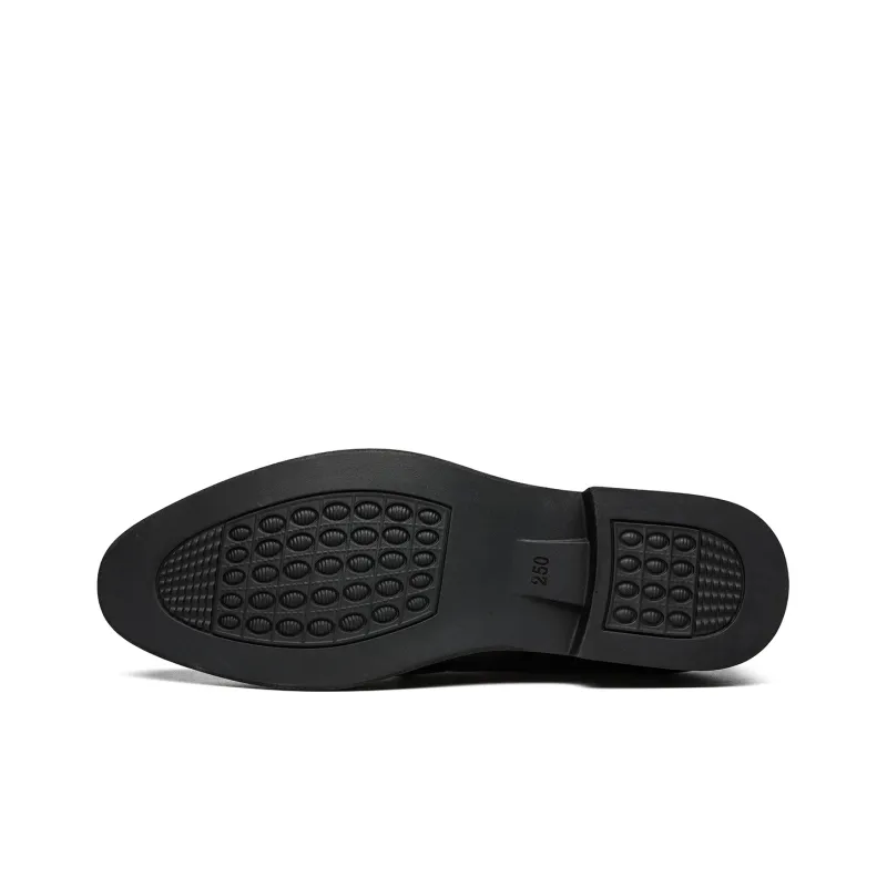CHINT Dress Shoes Men Low Top Black/Brown-9