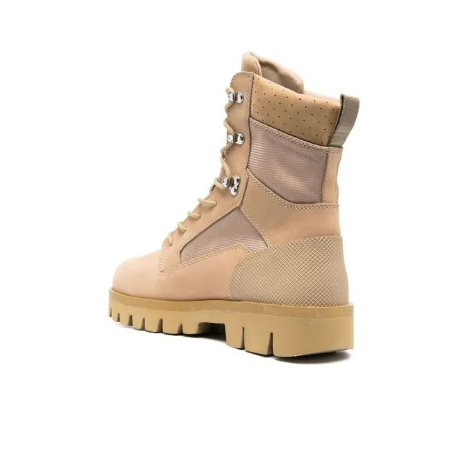 HERON PRESTON Military Lace-Up Boot Beige-3