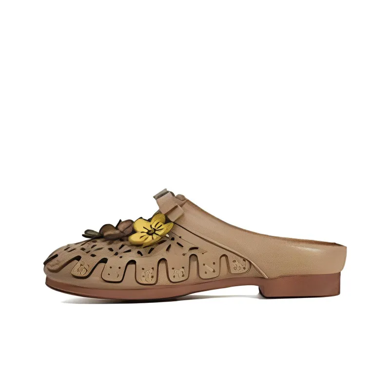 LESELE Closed Toe Slippers 1.5cm Women's-2