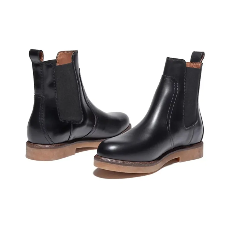 Timberland Cambridge Square Chelsea Boot Crew Chelsea Boots Women's Black-3