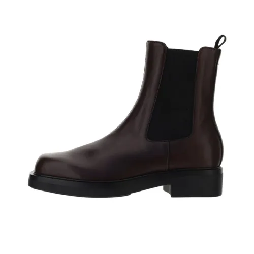 PRADA Chelsea Boots Men Dark Purple