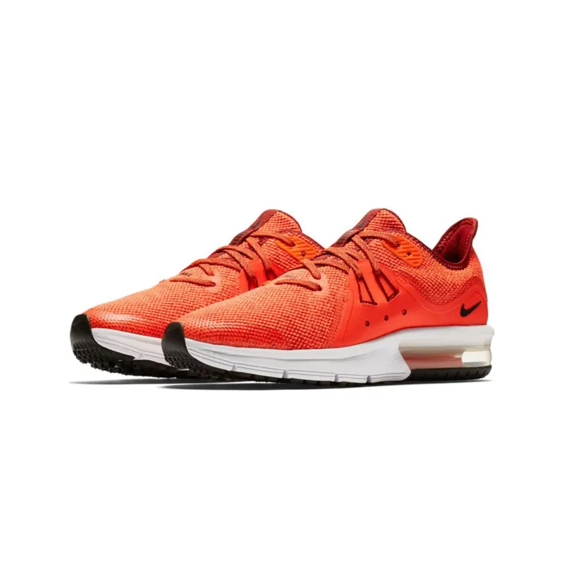Nike Air Max Sequent Anti Slip Wear Resistant Low Top Casual Shoes GS Orange-2
