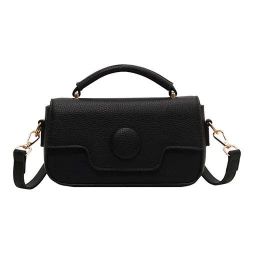 JANE KLAIN PU Shoulder Bag, Crossbody Bag, Handbag Small Size Women's Black/Ecru/Coffee-1