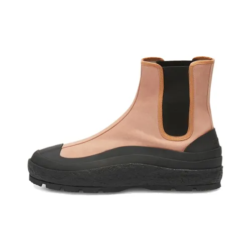 JIL SANDER Chelsea Boots Men Black/Pink