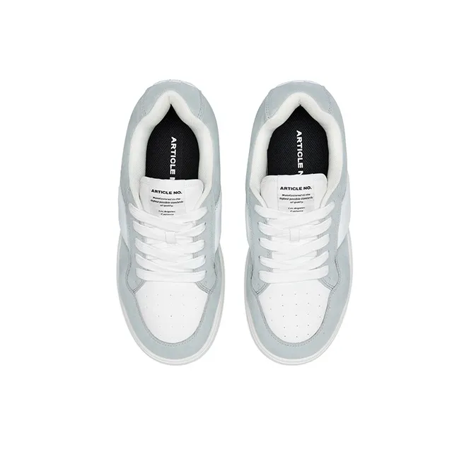 ARTICLE NO. Coverage Warm Breathable Height Increasing Low Top Skateboard Shoes Unisex Gray-4