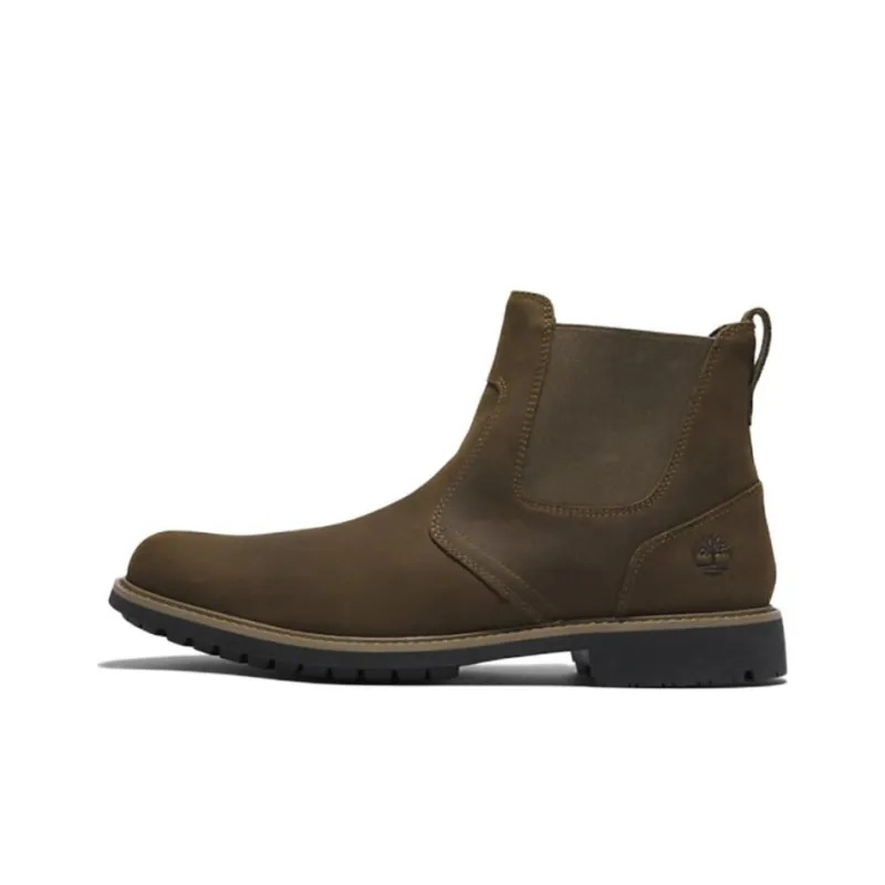 Timberland Stormbucks Ankle-Length Chelsea Boots Army Green-0
