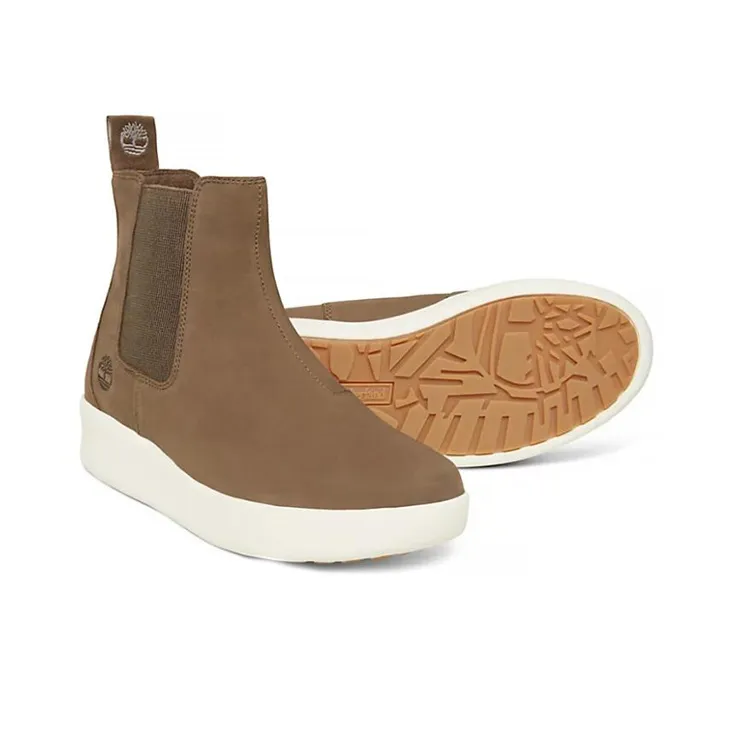 Timberland Berlin Park Short Chelsea Boots Women's Brown-3