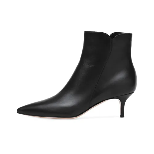 GIANVITO ROSSI Stiletto-heel Leather Ankle Boots