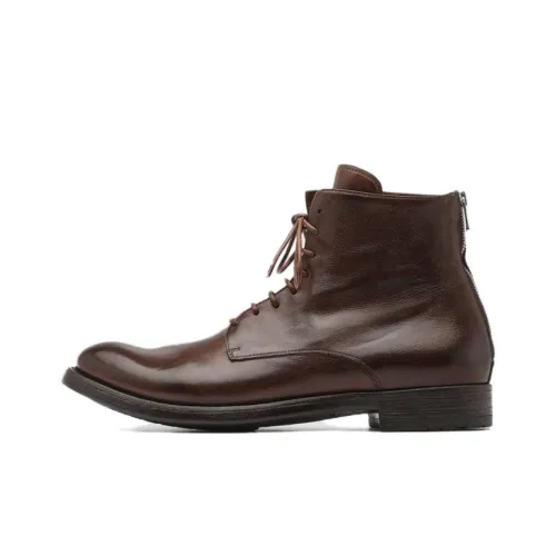 Officine Creative Hive Ankle Boots Men Brown