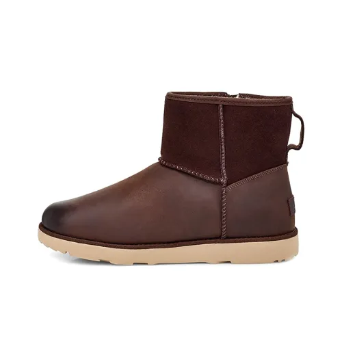 UGG Snow Boots Men Dark Brown