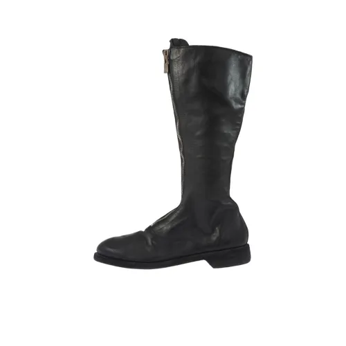 GUIDI Wmns 410 Long Leather Boots Black Female