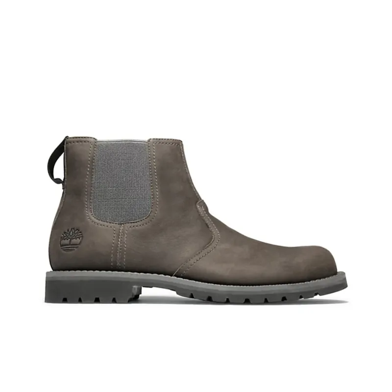 Timberland Larchmont Chelsea Boots Men Mid-Top Linen Green-1