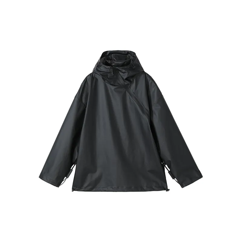 NORVINCY Half Open Collar Cleanfit Casual Sweatshirt Unisex-0