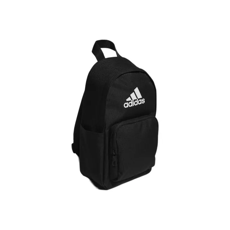 Adidas Recyclable Polyester Gym Bag Backpack Crossbody Bag Shoulder Bag Unisex Black-1