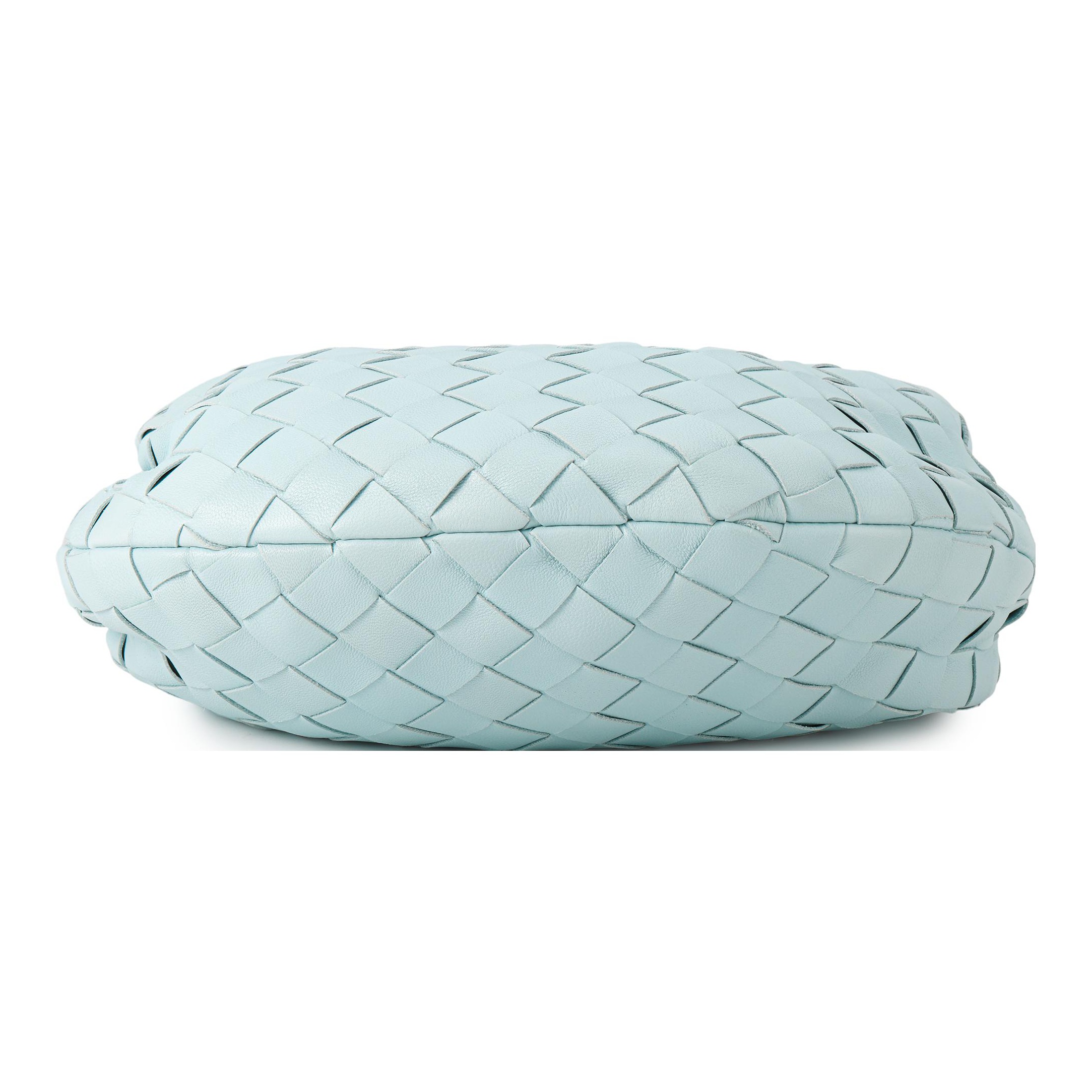 BOTTEGA VENETA TEAL WASHED ショルダーバッグ Bottega Veneta Jodie Mini Teal Washed - POIZON