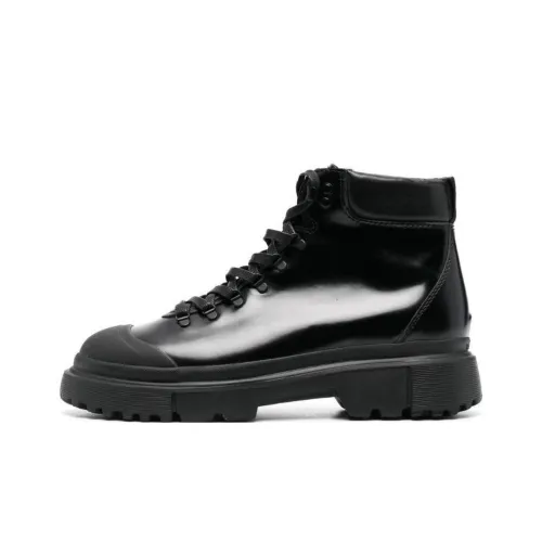 HOGAN Ankle Boots Men Black