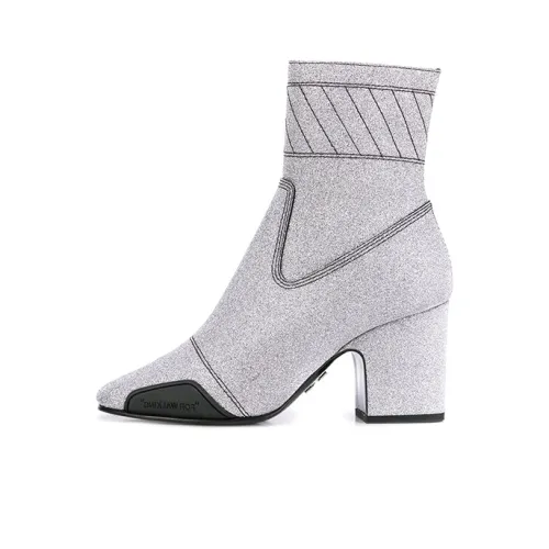 OFF-WHITE Ankle Boots Women's Gray