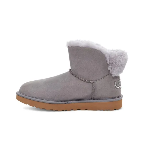 UGG Classic Bling Mini Snow Boots Women's Gray Purple